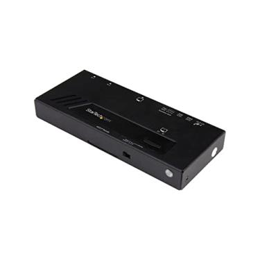 Imagem de Interruptor de vídeo automático StarTech.com HDMI de 2 portas - Interruptor HDMI 4K 2x1 com interruptor rápido, detecção automática e controle serial (VS221HD4KA)