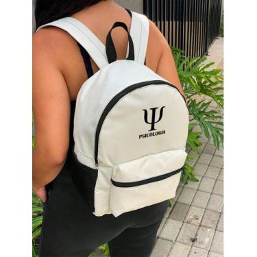 Imagem de Mochila Small PSICOLOGIA Bolsa Escolar Trabalho Viagem Mala Faculdade 