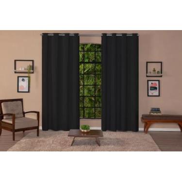 Imagem de Cortina Blackout Corta a Luz 2,80 x 2,00 PVC Black out 100% Veda Luz -