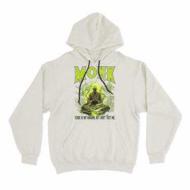 Imagem de Moletom Com Capuz Monk Studio Geek, G, Off white