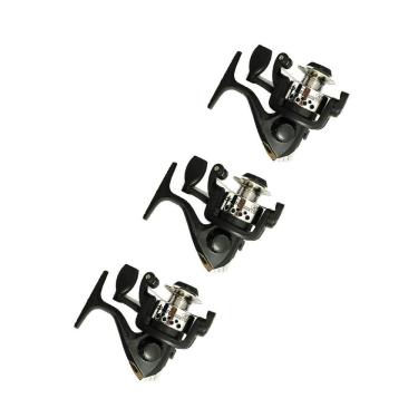 Imagem de Kit 3 Molinete Pra Pesca 2 Rolamentos Ultra Light