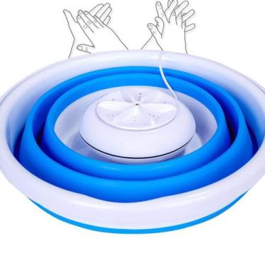 Imagem de Mini maquina de lavar portatil turbina ultra-sonica - MINIBALDEEMAQUIN