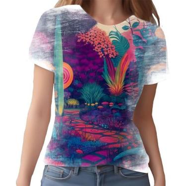 Imagem de Camiseta Camisa Rave Jardim Psicodélico Good Vibes Psico 9 - Enjoy Sho