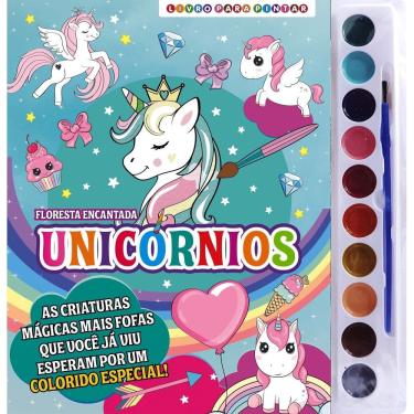 Imagem de Floresta Encantada Livro Para Pintar Com Aquarela