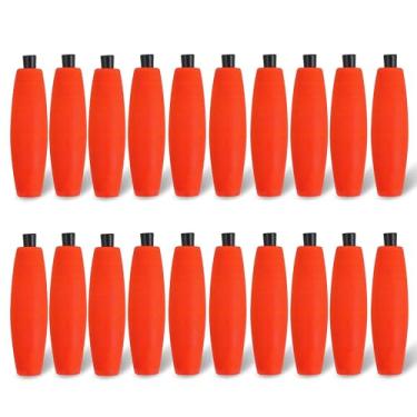 Imagem de JOGFFDE 20 peças boias de pesca boia de pesca boia de pesca com plugue de tubo para pesca em água salgada