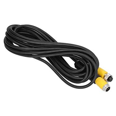 Imagem de Cabo de Extensão de Vídeo, Cabo de Extensão de Vídeo para Carro à Prova d'água, 4 Pinos, 5m/16,4 Pés, Macho para Fêmea, para Motor de ônibus de Reboque de Caminhão