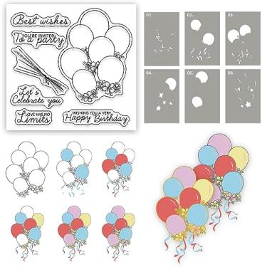 Imagem de Conjunto de frascos de perfume e rosas flores florais vintage transparentes, moldes de corte de metal, estênceis e placa de folha quente com caixa de envelope para fazer cartões, álbuns faça você