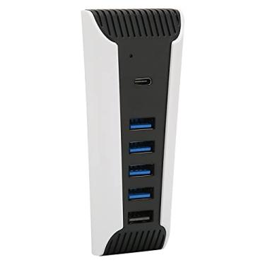 Imagem de Adaptador de Expansão de Hub USB 5 Em 1 de Alta Velocidade Com Portas USB 2.0 TypeC Divisor USB para Console