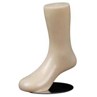 Imagem de Esquirla Suporte de exibição de pé de manequim de meia infantil, suporte de modelo de pé humano, modelo de exibição de meia para lojas, meias, fotografia, Skin H 21cm