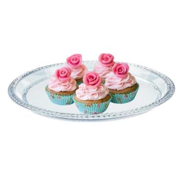 Imagem de Bandeja De Acrílico Redonda Funcional 29cm Multiuso - KEITA