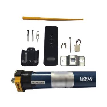 Imagem de Motor Tubular 20n 110v Com Controle Persiana Toldo Telão - EMTECO