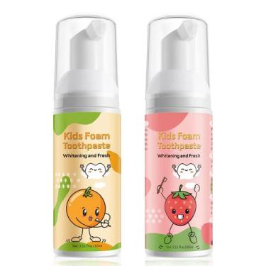Imagem de Creme Dental de Espuma VOGSIG para Crianças - Baixo Teor de Flúor - Sa