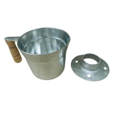 Imagem de Leiteira Fervedor de Leite | Alumínio Fundido POLIDO ou RÚSTICO | Não Derrama Leite | (Leiteira Polida 2,5 Litros) | #Artplast