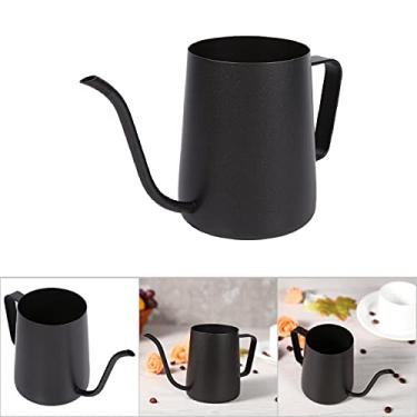 Imagem de Chaleira de Aço Inoxidável para Gotejamento de café Com Bico Longo de Pescoço de Ganso para Fabricação de Barista Em Casa (350ML)