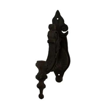 Imagem de Suporte Lampião Sitio Fazenda Ferro Fundido Pequeno 13x35cm - FUNDIÇÃO