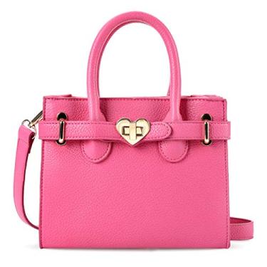 Imagem de Mibasies Bolsa de Unicórnio Infantil para Meninas Arco-Íris Bolsas de Mão, Hot Pink, Small