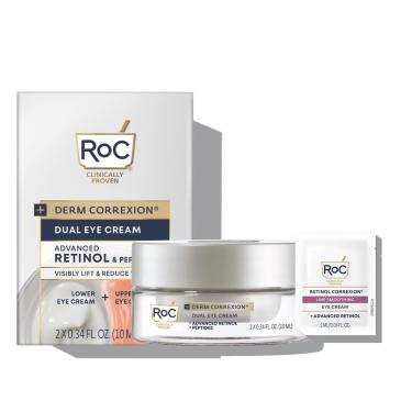 Imagem de Creme de olhos duplo RoC Derm Correxion com Retinol + Pe ava