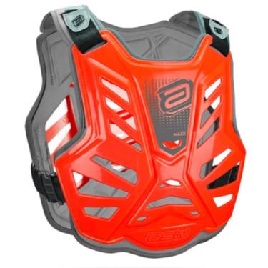 Imagem de Colete asw Maxx Lite Laranja Preto Cross Motocross Trilha