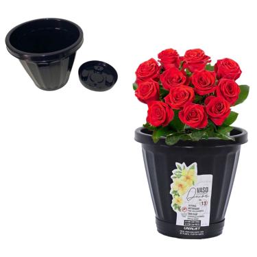 Imagem de Vaso 850ml Pequeno para Flores e Plantas Decoração Casa Horta Anti-dengue