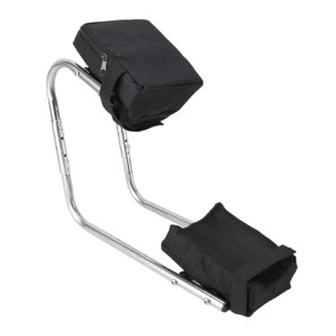 Imagem de Banco de joelho para jardinagem, Banco de Jardim Ergonômico de Aço Inoxidável com Apoio para Tornozelo para Ajoelhar e Sentar, com almofada para joelhos, para trabalho agrícola