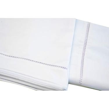 Imagem de Kit 4 Fronhas 200 Fios Ponto Palito Com Ziper Hotel Pousada Airbnb - G