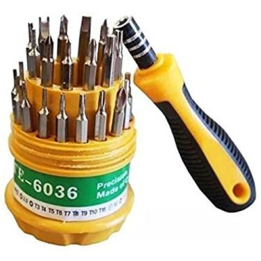 Imagem de Kit Ferramentas Chaves 31/1 Torx Philips Celular Notebook Pc - alfasho