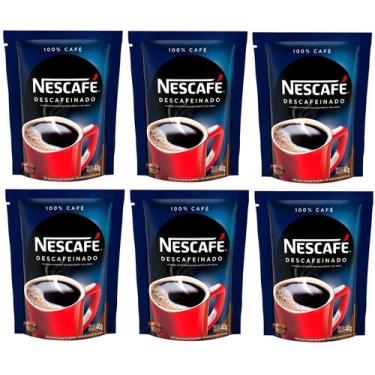 Imagem de 6 CAFÉ NESCAFÉ Solúvel Granulado DESCAFEINADO Sachê - NESCAFE