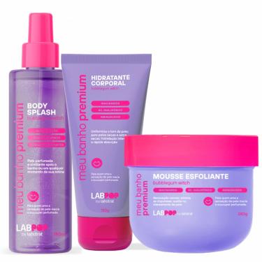 Imagem de Kit Labotrat Bubblegum Hidratante Corporal + Body Splash + Mousse Esfoliante