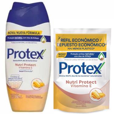 Imagem de Sabonete Líquido Protex Glicerina + Vitamina E + Refil