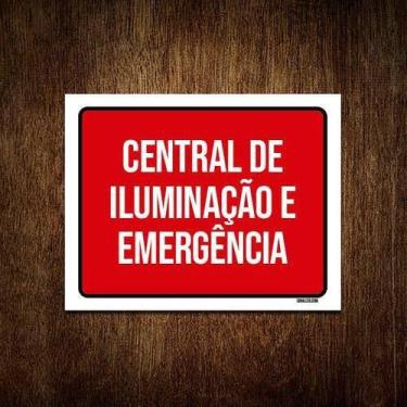 Imagem de Kit 5 Placas Central De Iluminação E Emergência - Sinalico.Com