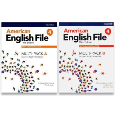 Imagem de Kit American English File (4A + 4B Student Book/workbook Multi-pack) W