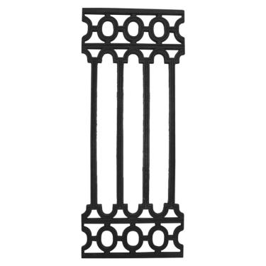 Imagem de Grade Ferro Fundido Romana Sacada Varanda Escada 80X34Cm