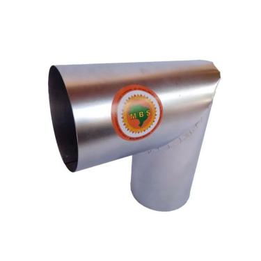 Imagem de Joelho para Tubo de Chaminé Inox Diâmetro 10cm