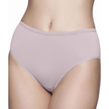Imagem de Calcinha Liz 50370 Cavada Clássica Microfibra Cintura Alta, Blush, G