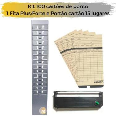 Imagem de 100 cartões de ponto fita henry plus forte chapeira 15 lug - CHAPMIL