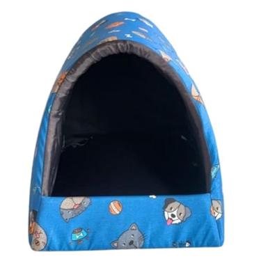 Imagem de Cama para Cachorro e Gato pet casinha toca iglu ESTAMPAS P a G
