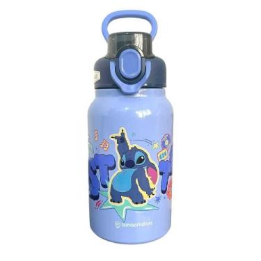 Imagem de Garrafa De Aço Inox Térmica Stitch 500Ml Disney Oficial - Zonacriativa