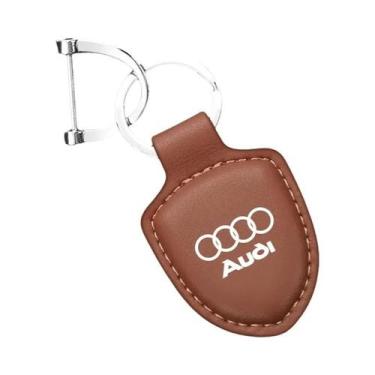 Imagem de Audi RS Sport A1 A4 Q2 Q5 Q8 Q7 TT SLine Couro Logotipo Do Carro Chave