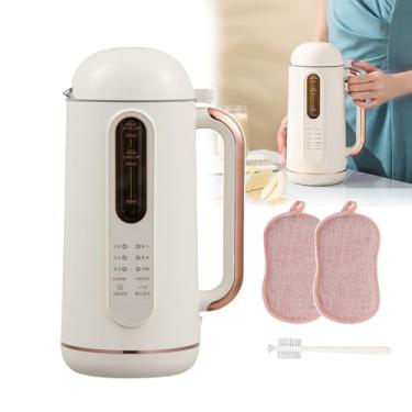Imagem de CNAOHGHN 900ml MáQuina De Fazer Leite De Soja,MáQuina De Fazer Leite De Nozes,Com 6 LâMinas,Autolimpante, MáQuina De Leite De Soja 6 Em 1 Para Caseiro/Nozes/Aveia