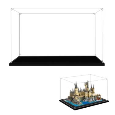 Imagem de LILIKAKA Vitrine De Acrílico Para Lego 76419 Castelo E Terrenos Hogwarts, 36 X 28 24 Cm (14,17 11,02 9,441 Polegadas), Proteja Seus Itens Colecionáveis Da Poeira Com Uma Transparente