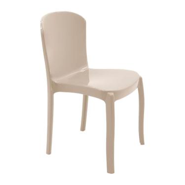 Imagem de Cadeira Empilhável Tramontina Anna em Polipropileno Areia