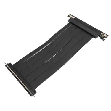 Imagem de Fockety PCIE 4.0 X16 Cabo Riser, Extensor Flexível de Alta Velocidade Com Conector de 90 Graus Reverso para RTX4090 RX8900, Compatível Com PCIE 3.0 2.0 1.0, Slots Blindados Instalação (40cm)