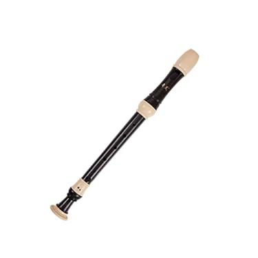 Imagem de Flauta para iniciantes flauta ABS flauta alto flauta germânica e barroca 8 furos clarinete gaita F chave instrumentos musicais flauta vertical instrumento musical para flauta para iniciantes