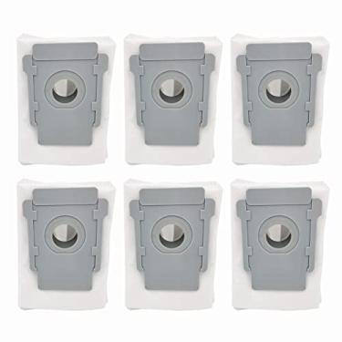 Imagem de Vacuum Cleaner Bags Compatible with iRobot i7 i7+ i3 i3+ j7+ s9+ i4 Robot Vacuum Cleaner Suction Station Dust Bags for iRobot Roomba Clean Base Extraction Station (Pack of 6)