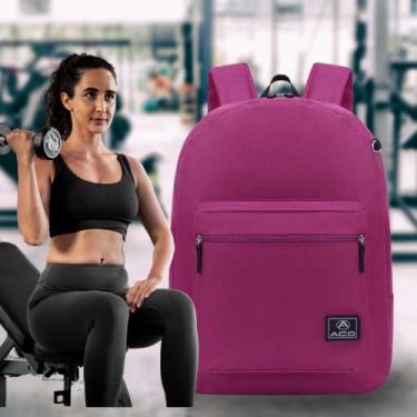 Imagem de Bolsa Multiuso Mochila Escola Academia Trabalho Alça Confortável e Res