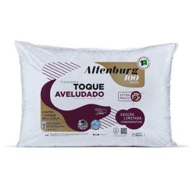 Imagem de Travesseiro Altenburg Toque Aveludado 48x68cm, BRANCO, S/V