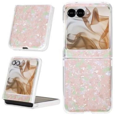 Imagem de Fourmor Capa dobrável para celular Motorola Razr 2024/2025 - Padrão a laser - à prova de quedas - Resistente a choques - Leve