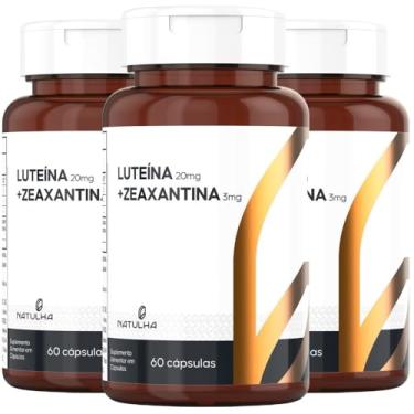 Imagem de KIT 3X Luteína + Zeaxantina 60 cápsulas - Natulha