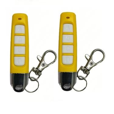 Imagem de Twins Kit2 Universal 4 Botões Clonagem Alarmes Sem Fio Controle Remoto Substituição Portão Elétrico 433,92 MHz para Porta de Garagem de Carro Portas Rolantes Fechadura Claraboia (Roxo-Preto) (ABCD