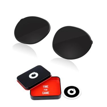 Imagem de OWORK Lentes de reposição de policarbonato para óculos de sol Oakley Spindrift OO9474 - preto fosco